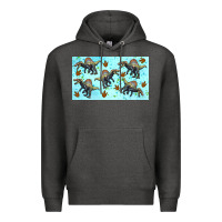 Charcoal Heather spinosaurus sippy cup Premium Hoodie - Artiststas