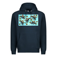 Navy spinosaurus sippy cup Premium Hoodie - Artiststas