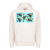 Pale Pink spinosaurus sippy cup Premium Hoodie - Artiststas