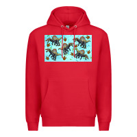 Red spinosaurus sippy cup Premium Hoodie - Artiststas