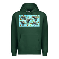 Sports Green spinosaurus sippy cup Premium Hoodie - Artiststas