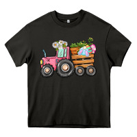 Asphalt Easter bunny tractor Heavy Core Tee - CowGirlArtShop