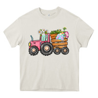 Easter Bunny Tractor Heavy Core Tee | Teevron