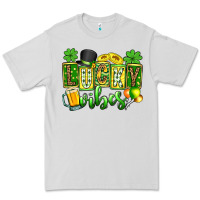 Dove Grey St. Patrick's Lucky vibes Premium Tee - OliviaCreatesArt