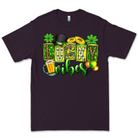 Plum St. Patrick's Lucky vibes Premium Tee - OliviaCreatesArt