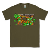 Army Green st patricks day texas Classic Tee - Artiststas