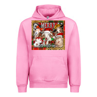 Fuchsia Pink merry Christmas goats tumbler Urban Hoodie - Jasminsmagicworld