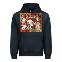Navy merry Christmas goats tumbler Urban Hoodie - Jasminsmagicworld