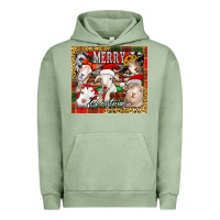 Pigment Oil Green merry Christmas goats tumbler Urban Hoodie - Jasminsmagicworld