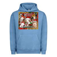 Pigment Pebble Blue merry Christmas goats tumbler Urban Hoodie - Jasminsmagicworld