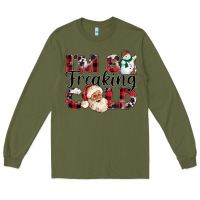 Army Green Im So Freaking Cold Long Sleeve Tee - CowhideDigitalArt