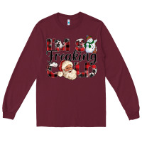 Burgundy Im So Freaking Cold Long Sleeve Tee - CowhideDigitalArt