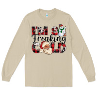 Mushroom Im So Freaking Cold Long Sleeve Tee - CowhideDigitalArt