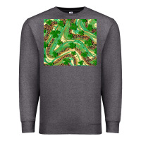Charcoal Heather shamrock leopard Premium Sweatshirt - RanaPortraitStore