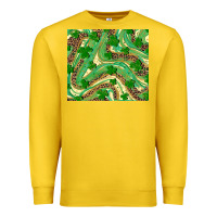 Lemon shamrock leopard Premium Sweatshirt - RanaPortraitStore