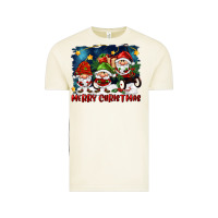 Vintage Arctic merry christmas gnomies wagon Vintage Tee - FaDigitalArtStudio