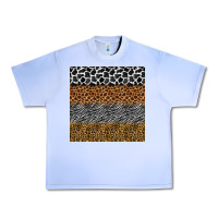 Grape Ice safari animals seamless pattern Urban Heavy Tee - BundleAndBundleShop
