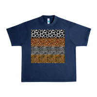 Navy safari animals seamless pattern Urban Heavy Tee - BundleAndBundleShop