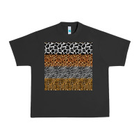 Pigment Black safari animals seamless pattern Urban Heavy Tee - BundleAndBundleShop