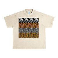 Sandshell safari animals seamless pattern Urban Heavy Tee - BundleAndBundleShop