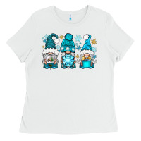 White winter gnomies Ladies Tee - BundleAndBundleShop