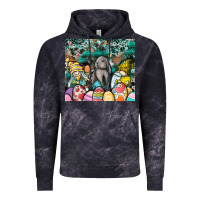 Cloud Black easter Vintage Hoodie - CowhideDigitalArt