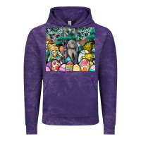 Cloud Purple easter Vintage Hoodie - CowhideDigitalArt