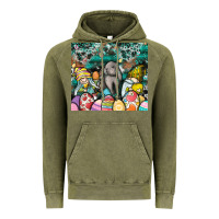 Vintage Olive easter Vintage Hoodie - CowhideDigitalArt