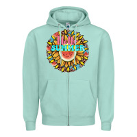 Seafoam hello summer Zipper Hoodie - JahusDesignShop