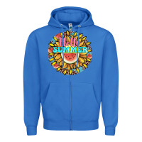 True Royal hello summer Zipper Hoodie - JahusDesignShop