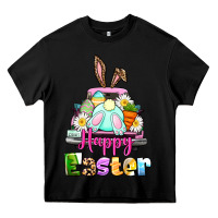 Black Bunny Happy Easter truck Heavy Core Tee - CowGirlArtShop