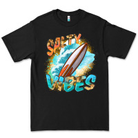 Black Salty vibes Premium Tee - FaDigitalArtStudio