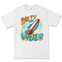 White Salty vibes Premium Tee - FaDigitalArtStudio