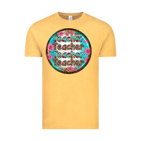 Vintage Mustard teacher vibe earrings Vintage Tee - BundleAndBundleShop