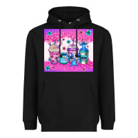 Black stitch coffee cups Heavyweight Hoodie - Jasminsmagicworld