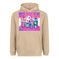 Mushroom stitch coffee cups Heavyweight Hoodie - Jasminsmagicworld