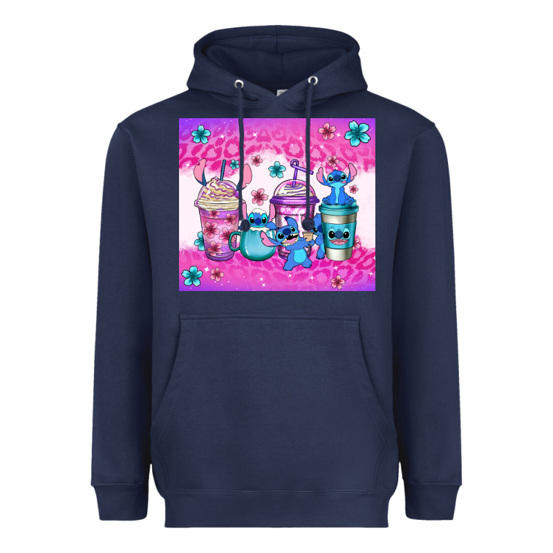 Stitch Coffee Cups Heavyweight Hoodie by Jasminsmagicworld | Teevron