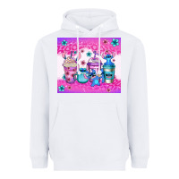 White stitch coffee cups Heavyweight Hoodie - Jasminsmagicworld