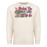 Sandshell rockin the night shift cna life Premium Sweatshirt - RanaPortraitStore