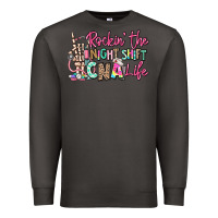 Smoke rockin the night shift cna life Premium Sweatshirt - RanaPortraitStore