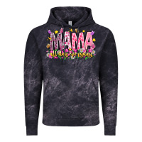 Cloud Black mama all day everyday Vintage Hoodie - CowhideDigitalArt