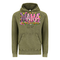 Vintage Olive mama all day everyday Vintage Hoodie - CowhideDigitalArt