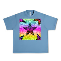 Pebble Blue zebra glitter star seamless pattern Urban Heavy Tee - BundleAndBundleShop