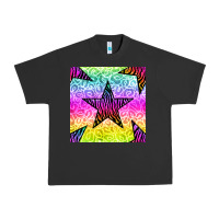 Pigment Black zebra glitter star seamless pattern Urban Heavy Tee - BundleAndBundleShop