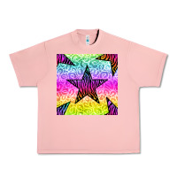 Salmon zebra glitter star seamless pattern Urban Heavy Tee - BundleAndBundleShop