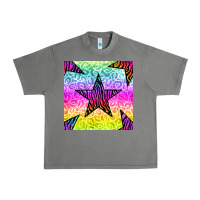 Tornado zebra glitter star seamless pattern Urban Heavy Tee - BundleAndBundleShop