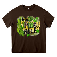 Chocolate Brown St. Patrick's Un pinch able Heavy Core Tee - CowGirlArtShop