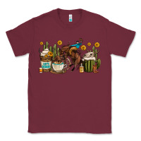 Burgundy rodeo cowboy coffee cups Classic Tee - OliviaCreatesArt