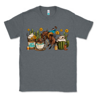 Charcoal Heather rodeo cowboy coffee cups Classic Tee - OliviaCreatesArt
