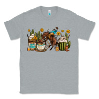 Heather Grey rodeo cowboy coffee cups Classic Tee - OliviaCreatesArt